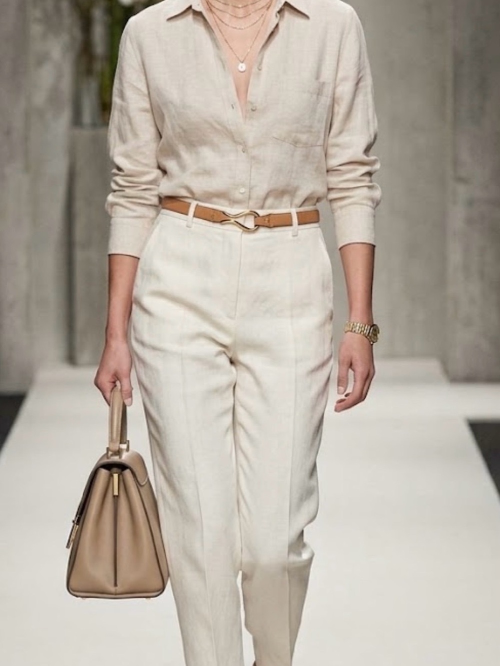 Sigrid Olsen Neutral Linen Shirt(NWT) - Picture 2 of 4